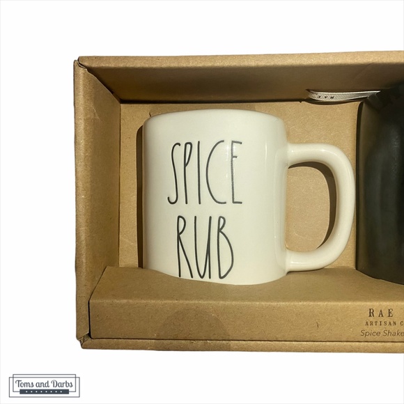 Rae Dunn SPICE RUB GRILL MASTER Spice Shaker & Mug - Picture 2 of 8